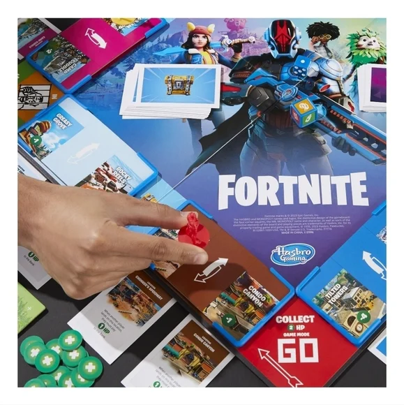 Monopoly Fortnite Flip Edition Board Game for Teens and Family. NEVER OPENED! - Picture 7 of 8